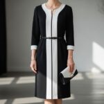 Ako doplnky zlepšujú štýl a funkčnosť tmavomodrých šiat s bodkami